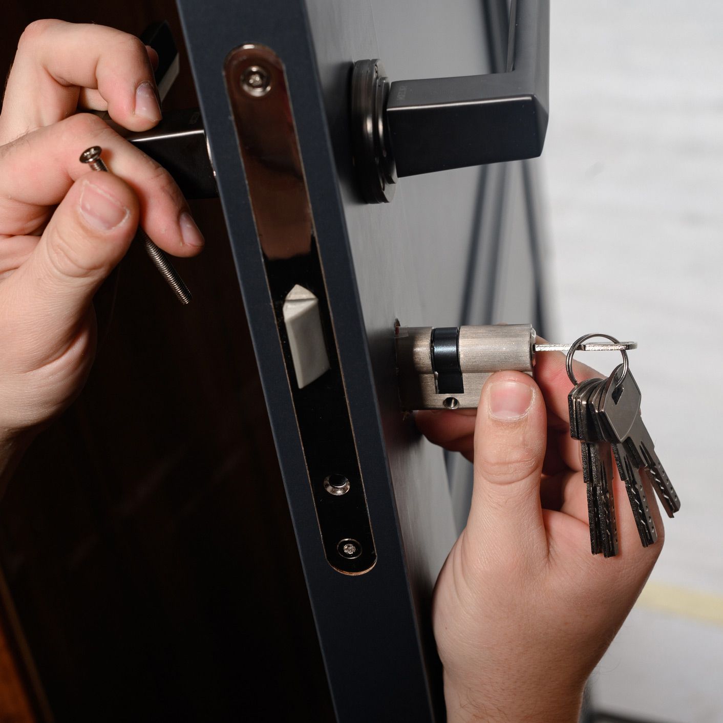 Installing Door Lock — Loveland, CO — Pop-A-Lock Of Northern Colorado